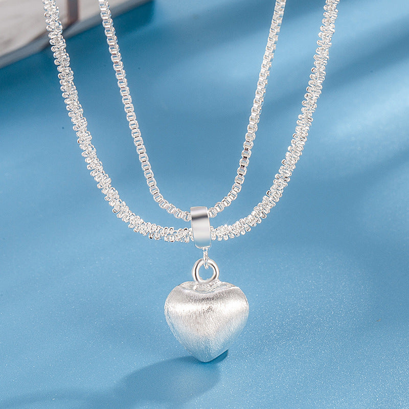 Heart Pendant Necklace For Women