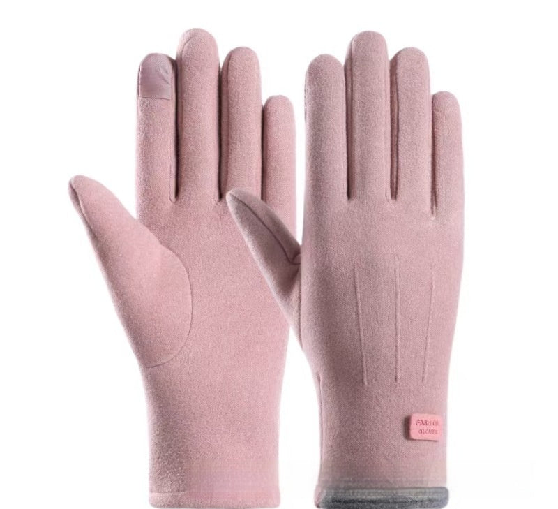 Cozy Velvet Gloves For Women