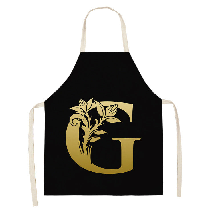 Letter Series Apron
