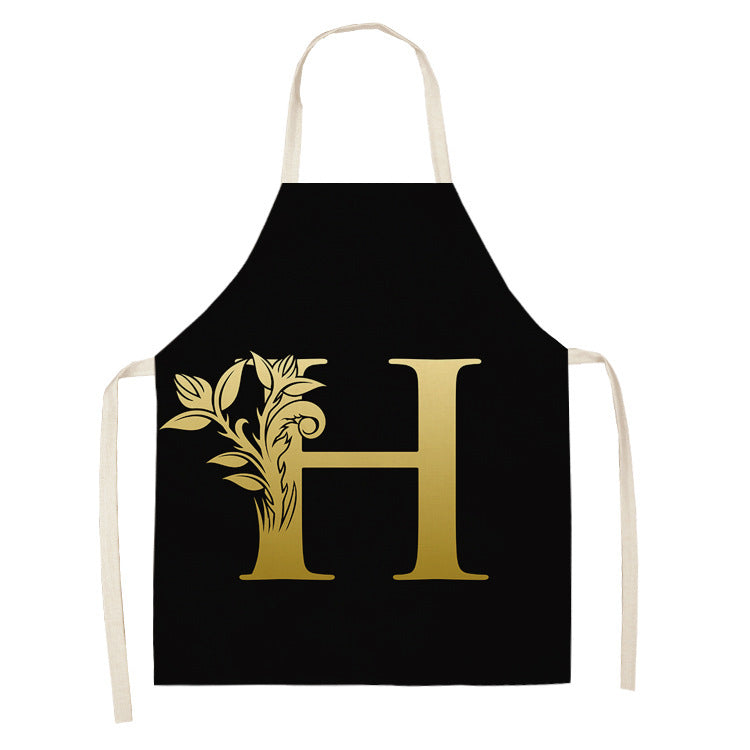 Letter Series Apron