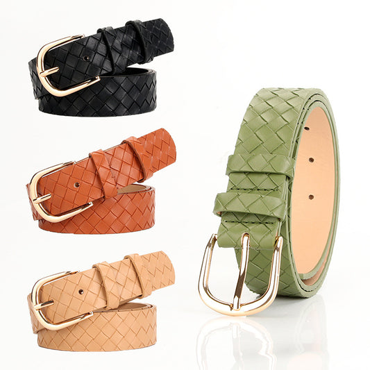 Leather Buckle Belt