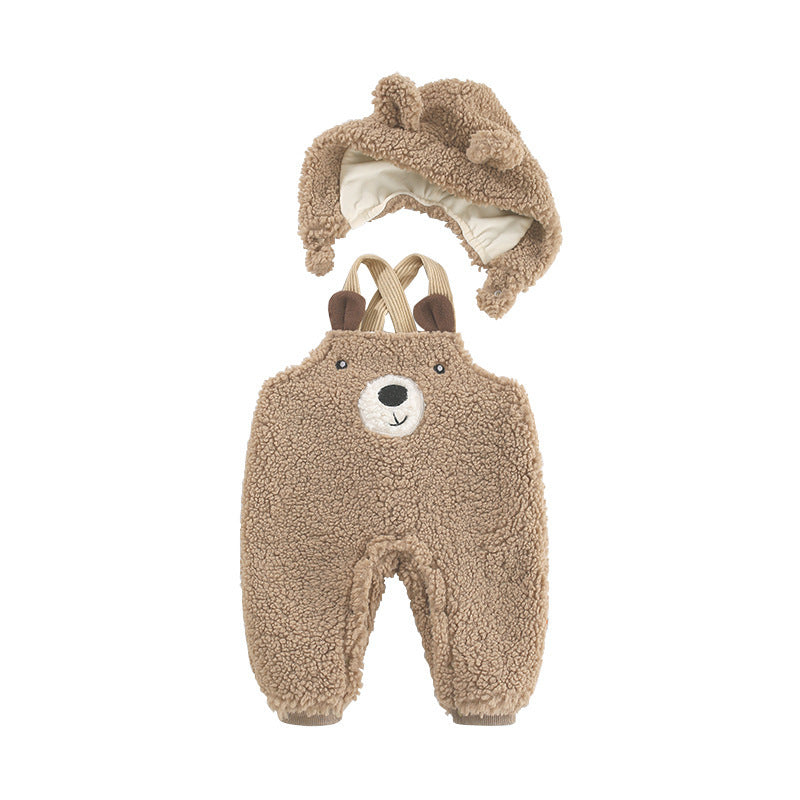 Baby's Velvet Jumpsuit