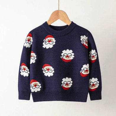 Elastic Pullover Christmas Sweater