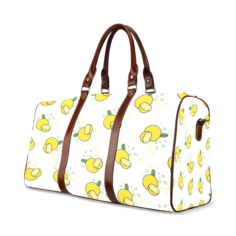 Lemon Design Travel Bag Brown (Small) (Model 1639)