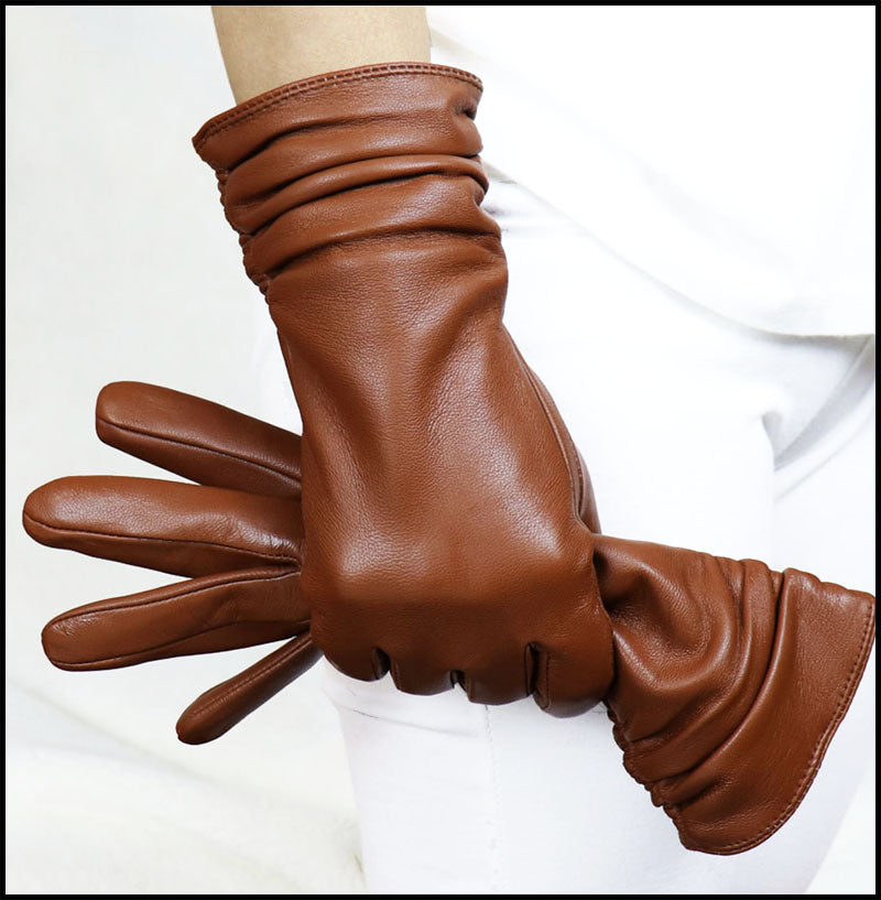 Leather Sheepskin Gloves