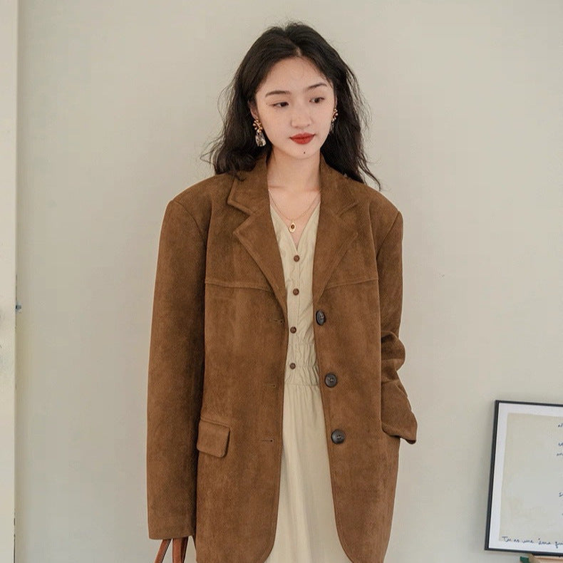 Suede Vintage Blazer