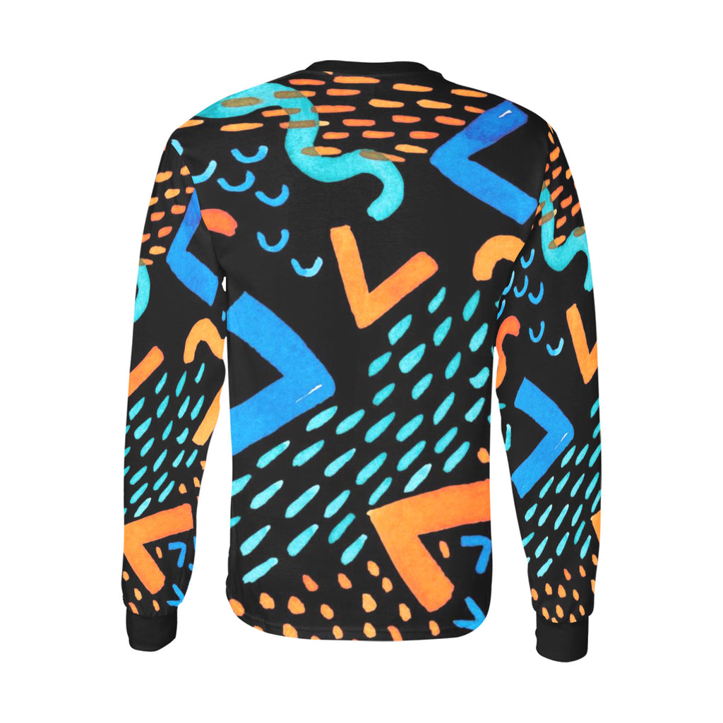 Urban Design Long Sleeve T-shirt(ModelT51)