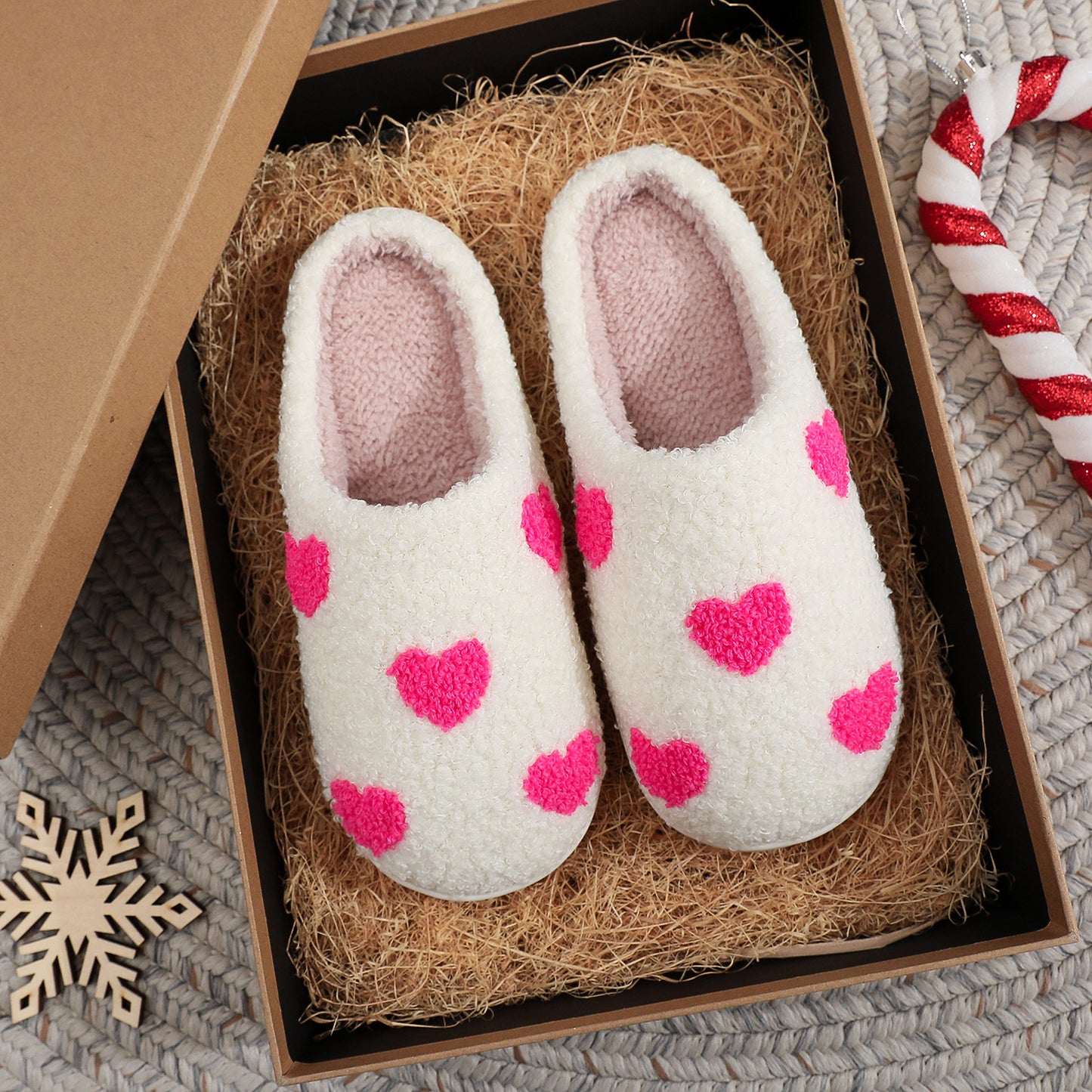 Warm Indoor Love Slippers-New
